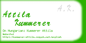 attila kummerer business card